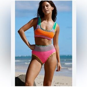 New Beach Riot Crochet Bikini Set